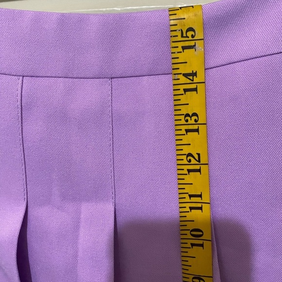 Lilac Purple Tennis Skort Skirt With Box Pleated Side Zip Tennis Preppy Trendy - Picture 11 of 13